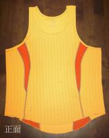 粉橘色 　慢跑背心 馬拉松背心 運動背心 跑步背心 台灣製造